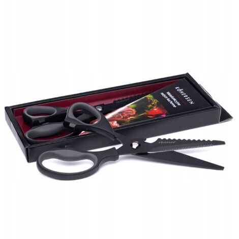 CISEAUX DE CUISINE MULTIFONCTIONNELS KOHERSEN CISEAUX NOIRS