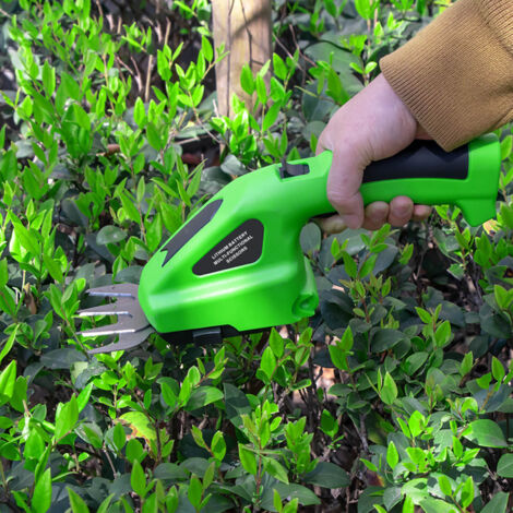 Ciseaux de Jardin Électriques à Batterie Lithium Puissants pour Taille-Haies Facile d'Utilisation en Une Main - Livrés avec Batterie Intégrée-KZQ