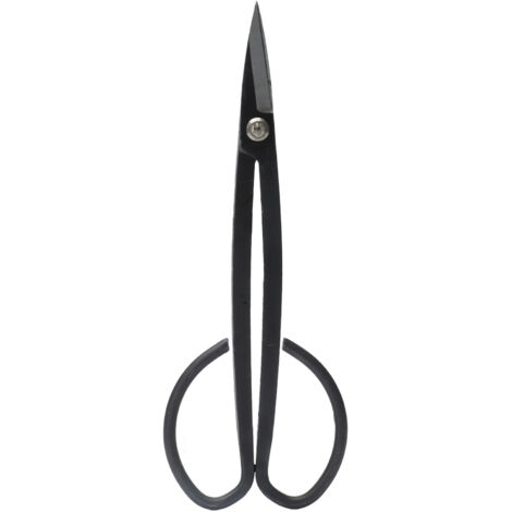 Ciseaux de Jardin Professionnels Bonsai - Acier Carbone Haute dureté - Antirouille et durable - Taille précise fleurs et arbustes - Kit 1 paire - Modèle Premium Longueur 19.5cm