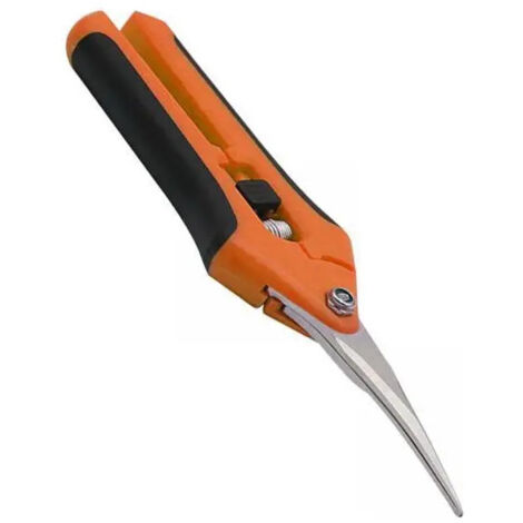ciseaux de jardinage lames orange incurves