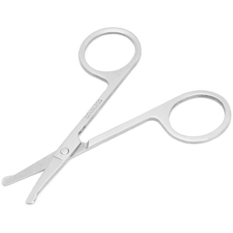 Ciseaux de Précision pour Sourcils et Cils en Acier Inoxydable - Sécurisé et Hygiénique
