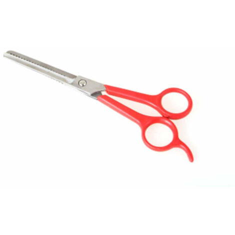 Ciseaux de Toilettage "A Désépaissir" 15cm Rouge