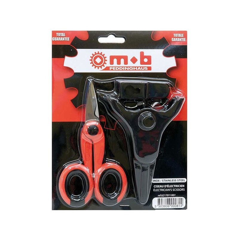 Ciseau d'électricien bi-mat avec étui mob