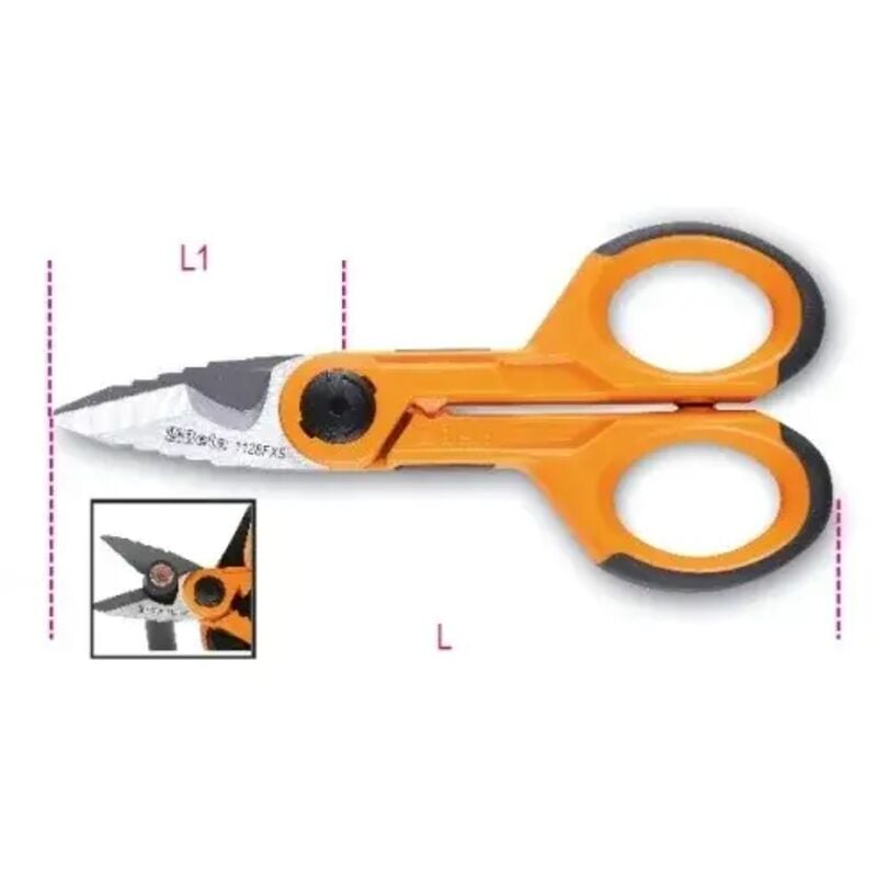 B.m. - Beta 1128FXS Cisaille d'électricien et ciseaux à sertir