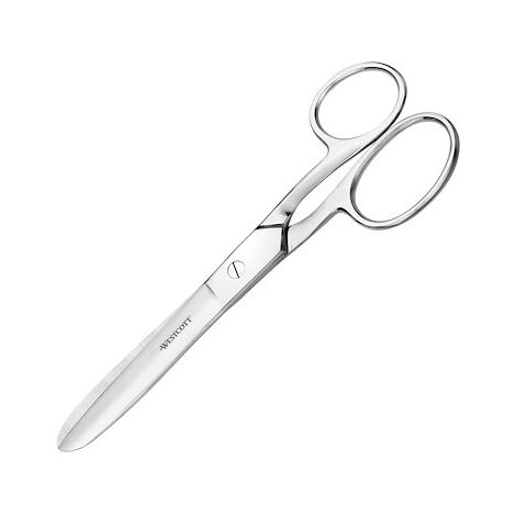 Ciseaux droitiers bout rond Steel Westcott 17 cm