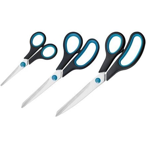 Ciseaux droitiers bouts pointus Easy Grip Westcott - Lot de 3