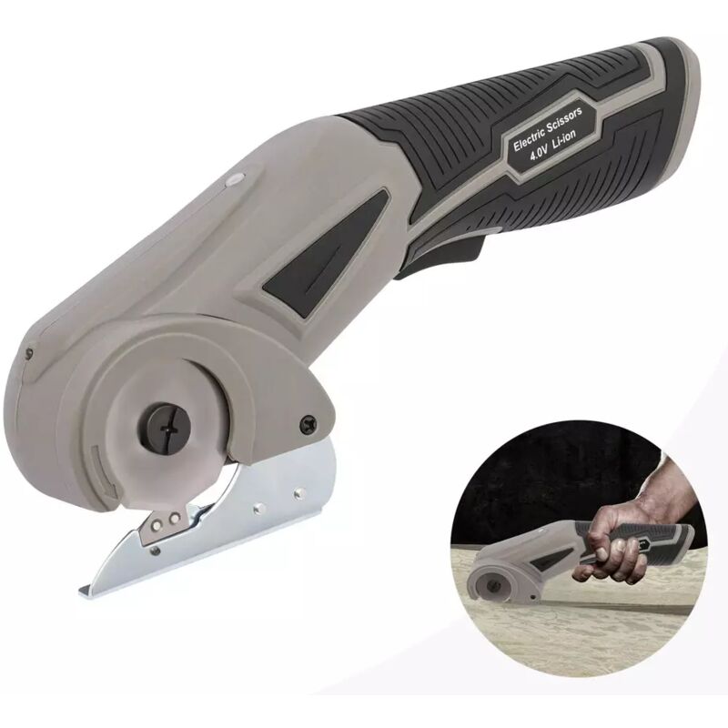 Senderpick - Ciseaux électriques rechargeables Ciseaux de tailleur portables Ciseaux à tissus Ciseaux à cuir Ciseaux à tapis Ciseaux à aiguilles et à
