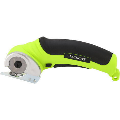 Ciseaux électriques sans fil, coupe-tissu à main, 240 tr/min, outil rechargeable pour moquette, couleur Vert