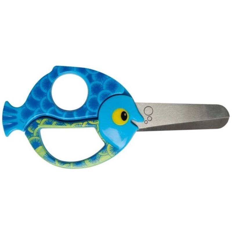 FISKARS Ciseaux pour enfants droitiersgauchers longueur 14 cm poisson 1003746