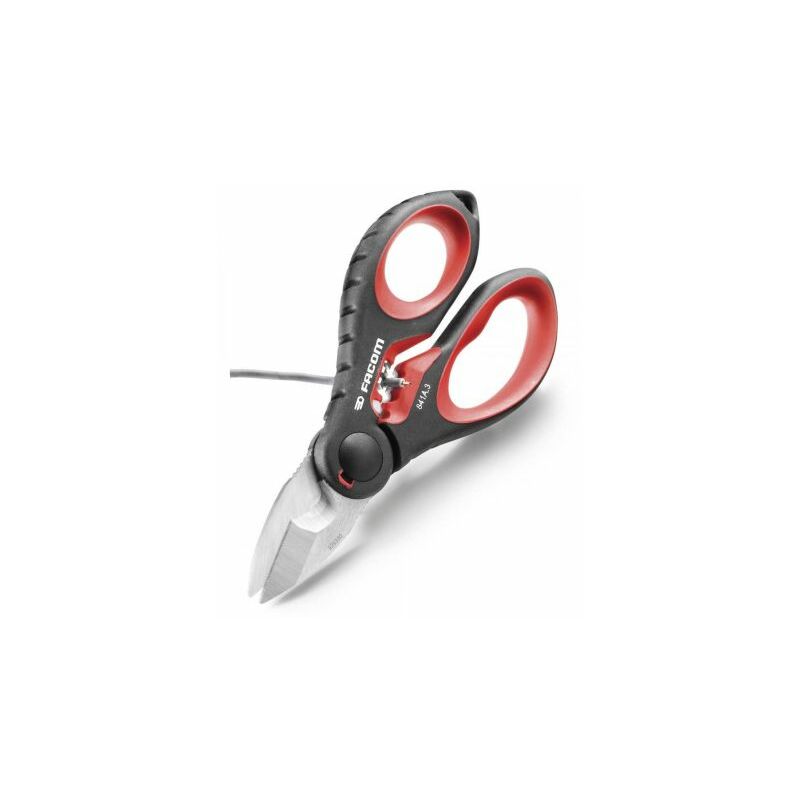 Facom - Ciseaux 160 mm Bi-matière ( Prix pour 1 )