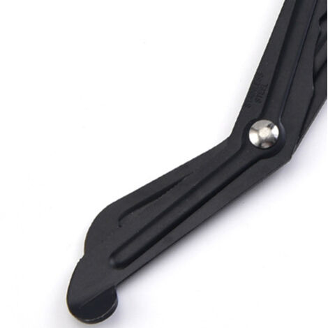 Ciseaux Médicaux en Acier Inoxydable Noir, Coupe-Gaze Portable avec Manche PP Ergonomique pour Urgence à la Maison