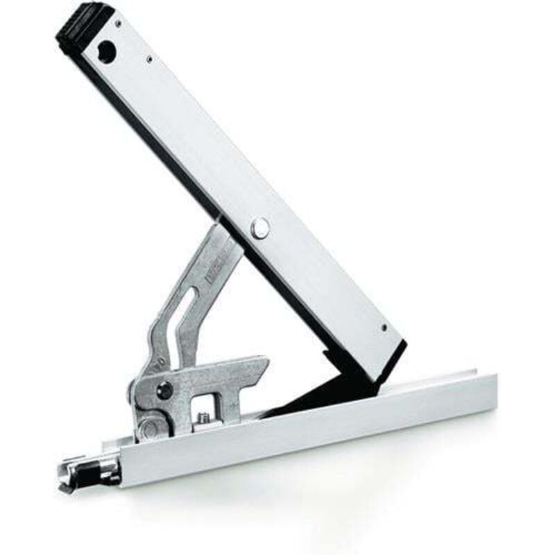 GEZE Compas OL 90 argent avec dispositif anti-décrochage et support de vantail - 30498