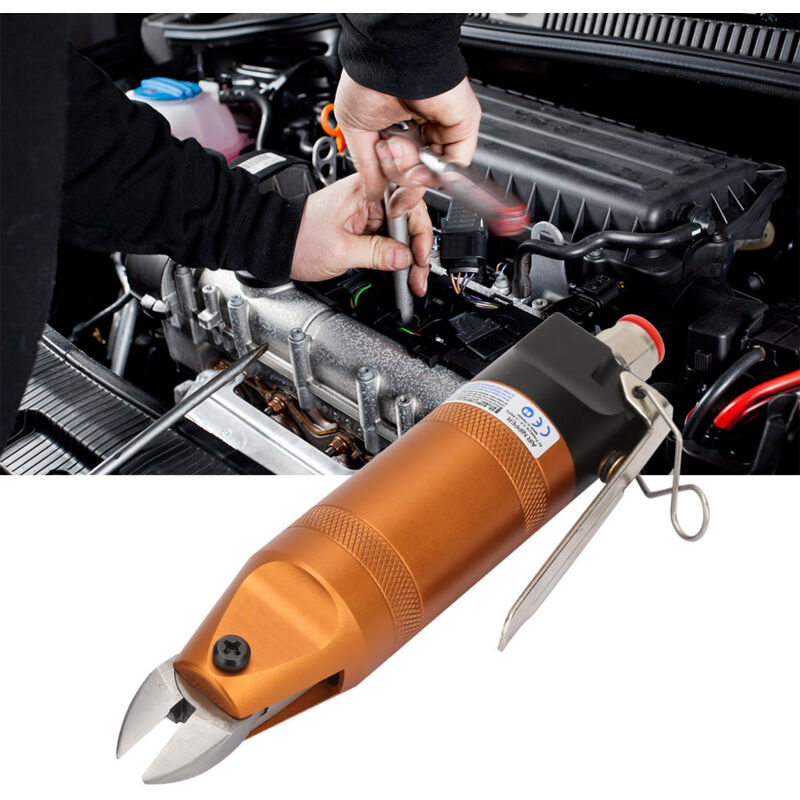 Ciseaux pneumatiques à air de qualité industrielle HS10, outil de coupe pneumatique en plastique de 2,6 à 4,0 mm (HS10-F3)