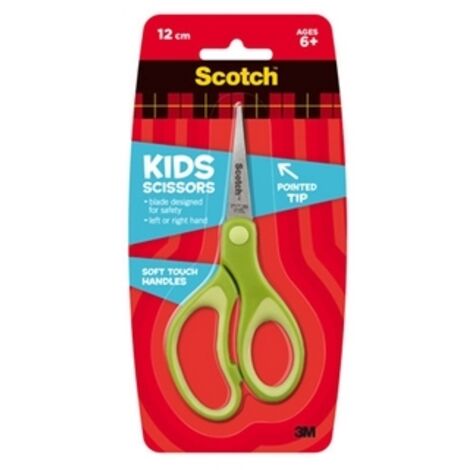 Ciseaux pour enfants Scotch™, 6 ans et plus, lame pointue, ergonomique, 12 cm