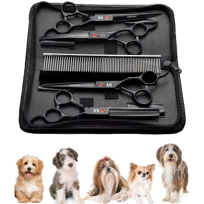 Serbia - ux pour produits de soins pour chiens et chats, ux pour animaux de compagnie, ux de toilettage, lot de 4