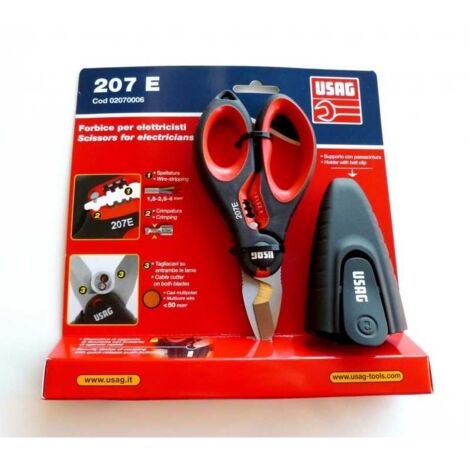Ciseaux professionnels pour électriciens Usag 207E 02070006