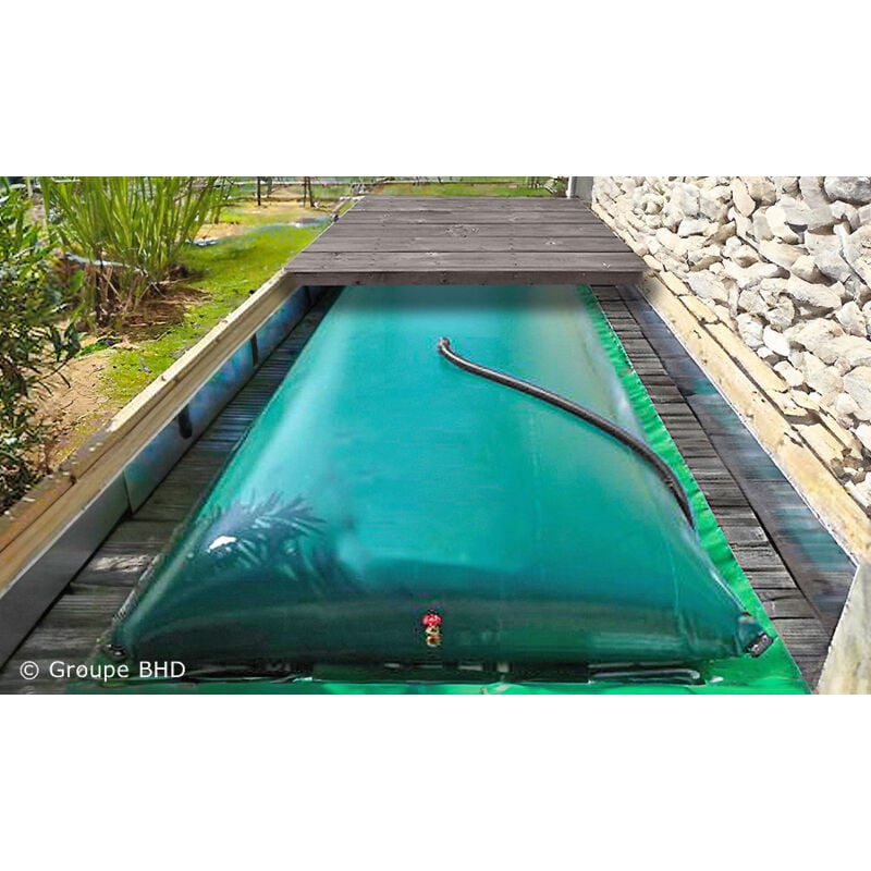 International Cover Pool - Citerne souple 7000 litres. Etroite (8.13m x 2.21m x 0.6m) - Garantie 5 ans