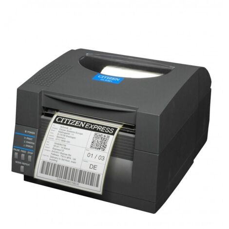Citizen CL-S521II label printer direct thermal roll (11.8 cm) 203 dpi up to 150 mmsec USB, serial bl