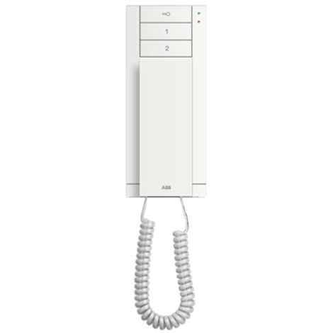 Citofono Abb M22002-W-02 a 3 pulsanti IP30 Bianco WLI101B