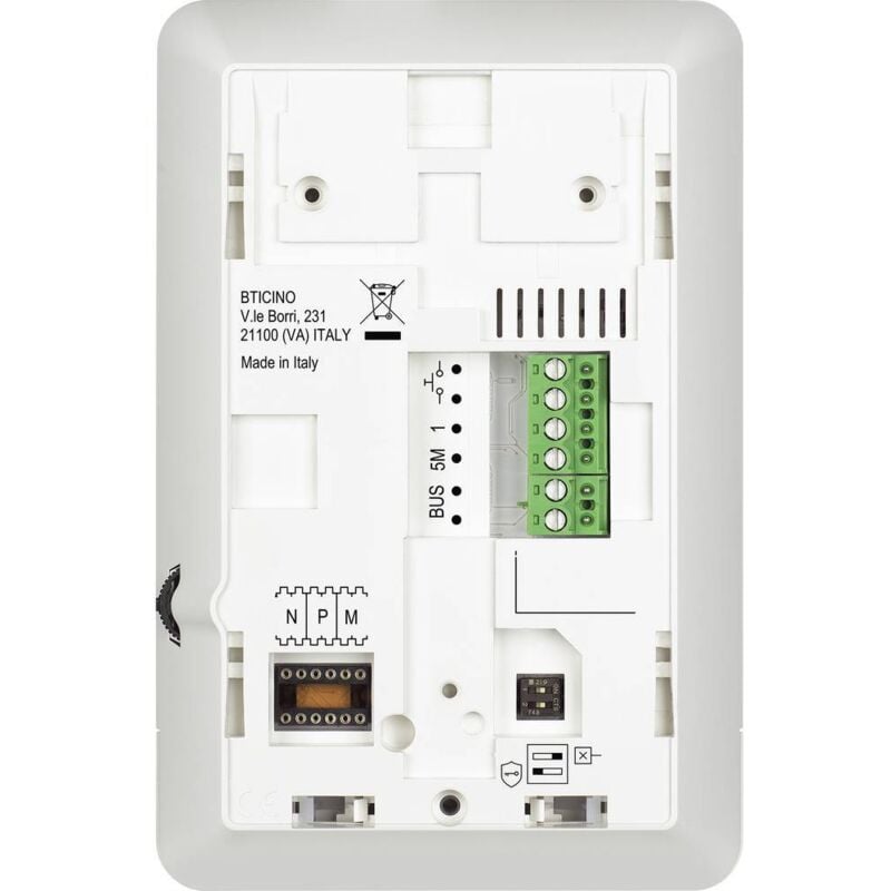 CLASSE100 A16E Poste intérieur audio 2 fils Station intérieure blanc - Bticino