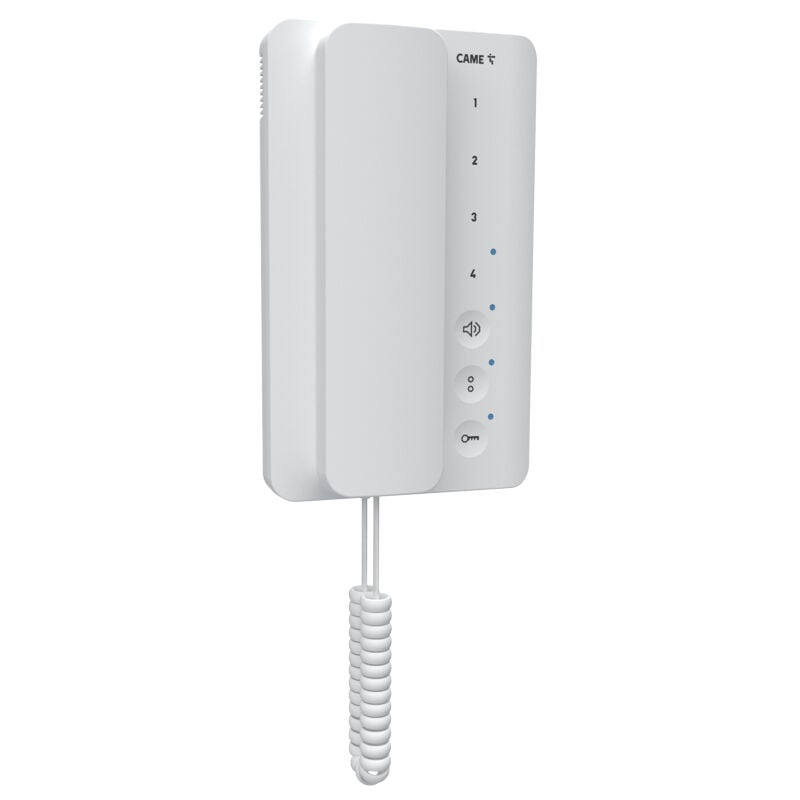 BPT - Interphone came 2 boutons + 4 boutons agate Interphone agt A200 evo S200 840CA-0020 couleur blanc