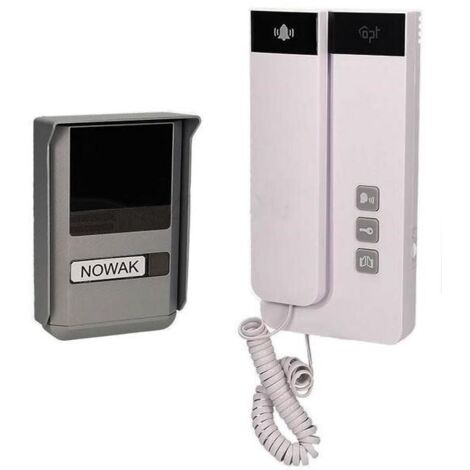 Citofono ORNO a 2 fili OR-DOM-SL-923 - installazione semplice, sistema monofamiliare