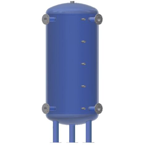 Citrin Solar Kaltwasserpuffer 3 bar PS-K 1000/790, Nennvolumen 892l, mit 19mm Butylkautschuk-Dämmung