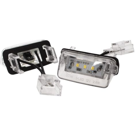 Citroen Berlingo C3 C4 C5 DS4 Jumpy Saxo Spacetourer Xsara LED-Kennzeichenbeleuchtung, 2er-Set