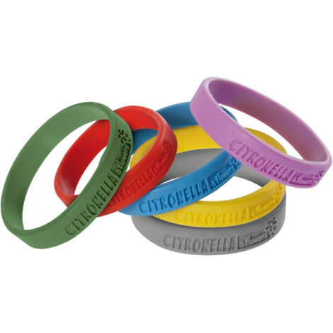 Citronella & Flowers, Espositore da banco 26 pz braccialetti antizanzare profumati