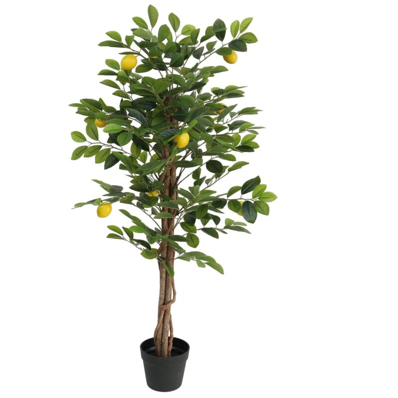 Vidaxl - Citronnier artificiel avec 3 troncs vert 120 cm pp