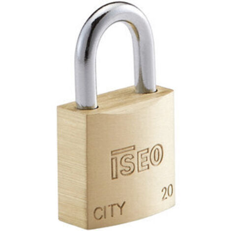 CITY BY ISEO LUCCHETTO OTT RETTANGOLARE 20 MM- ISEO SERRATURE- 10,0 pz