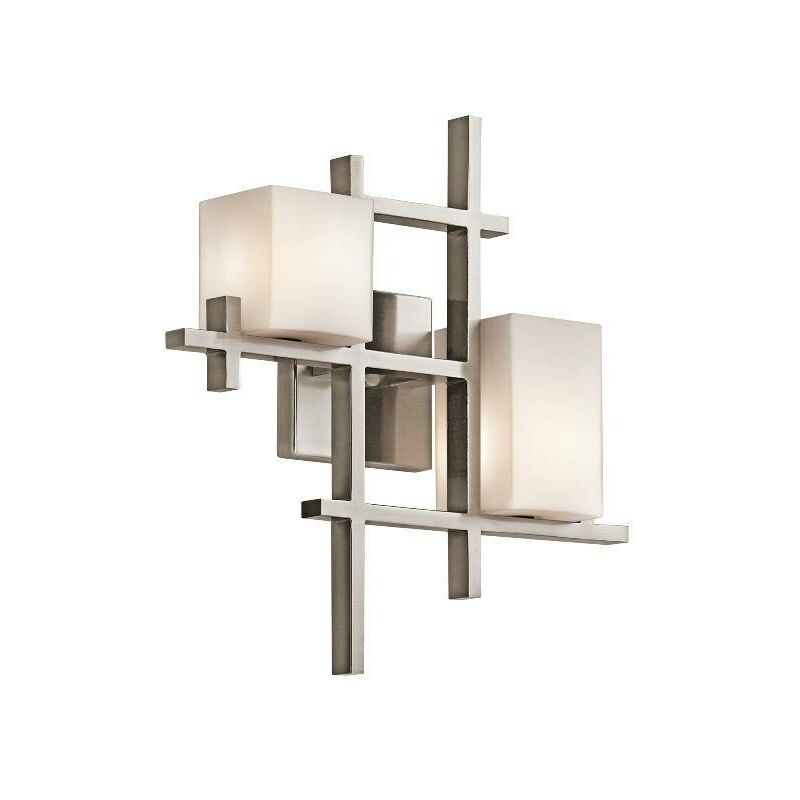 Elstead Lighting - Elstead City Lights - 2 Light Indoor Wall Light Classic Pewter, G9