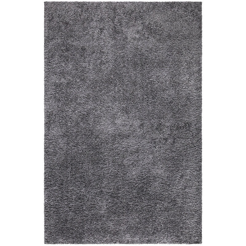 Tapis à Poils Longs doux softy, Tapis de Salon, Chambre, Couloir (Gris Foncé - 120x170cm)