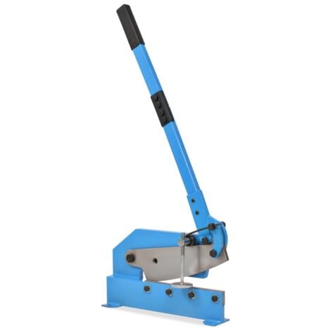 Cizalla Palanca Azul Navaja Cortador Cuchilla Guillotina Multitalle vidaXL
