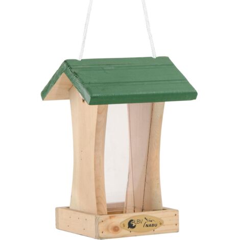 CJ Wildlife Futterhaus St. Louis natur/grün LxBxH  16x16x23 cm Vogelhäuser