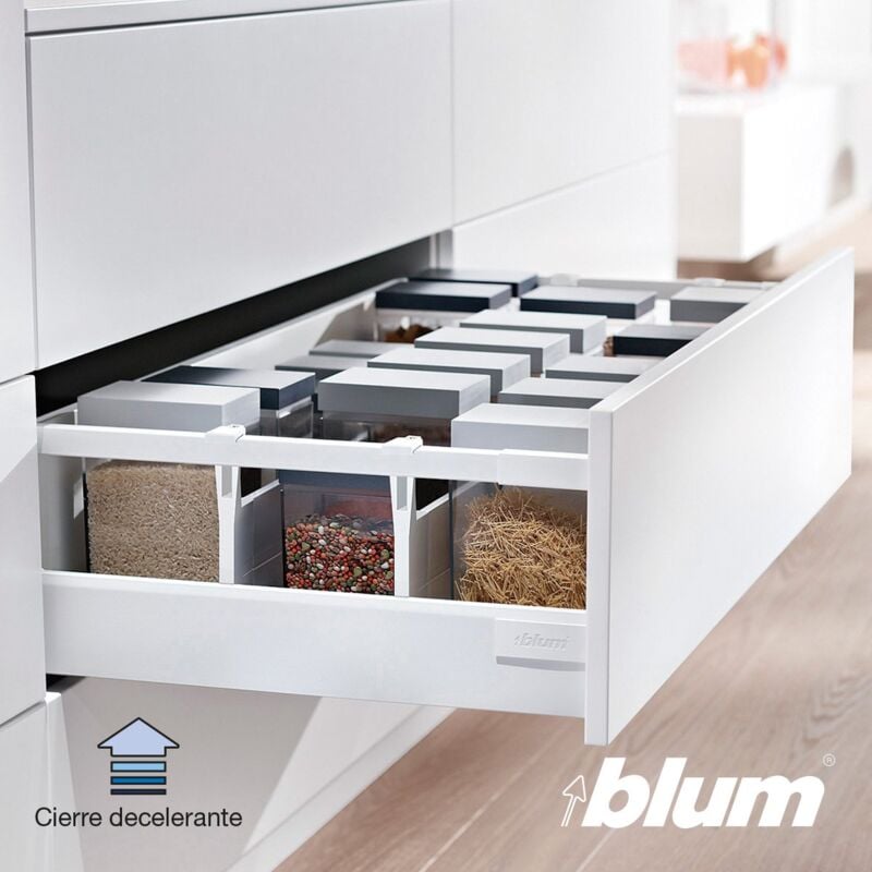 

Blum - Kit Cacerolero D Ind TandemBox M Antaro Extracción Total 500 mm Blanco 65Kg Bmt - Blanco