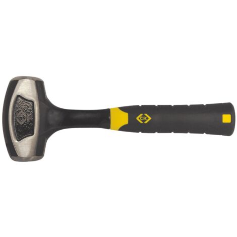 C.K 357005 Martello da falegname antivibrazione in acciaio forgiato in un unico pezzo 1361 g