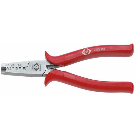 C.K 430005 Crimpatrici per terminali a tubetto da 0,25 a 2,5 mm 145 mm