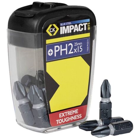 C.K Blue Steel T4560 PH2D15 Embout cruciforme 15 pièces cruciforme Phillips D066602