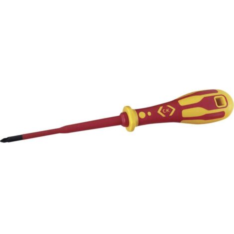 C.K Dextro T49242-2 VDE Cacciavite a croce PH 2 Lunghezza della lama: 125 mm DIN ISO 8764