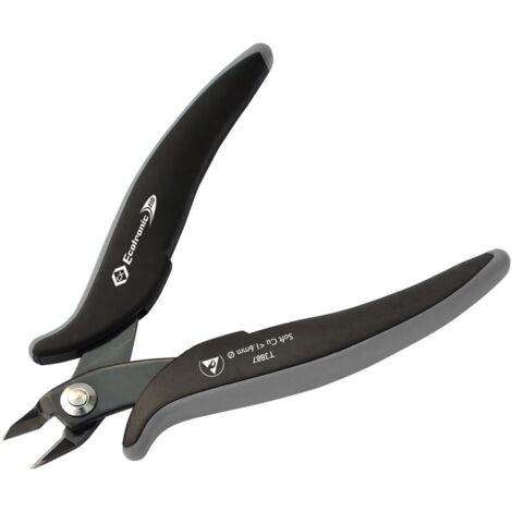 C.K Ecotronic T3887 ESD Printzange ohne Facette 136 mm