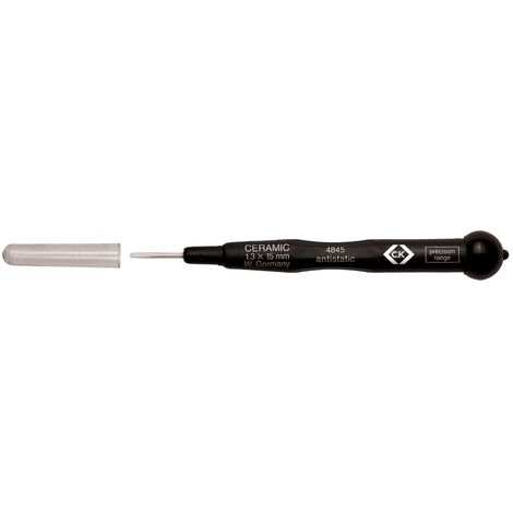 C.K  ESD Schlitz-Schraubendreher Klingenbreite: 1.3 mm Klingenlänge: 15 mm
