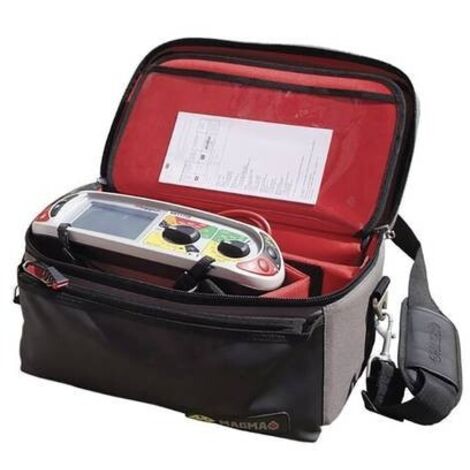 C.K MA2638 Borsa per attrezzi rossa in poliestere con 27 scomparti