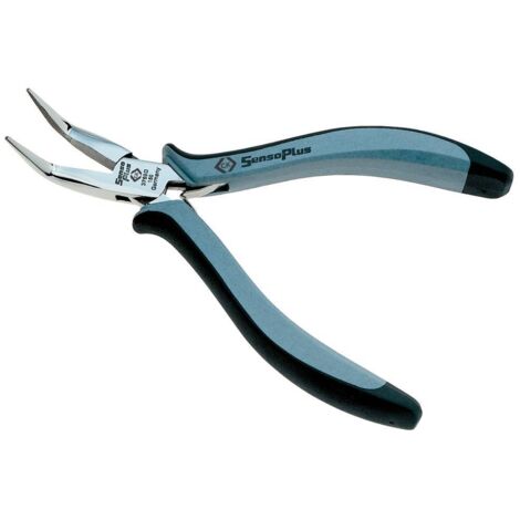 CK Pinza a becco angolato di precisione T3769D nera 145 mm