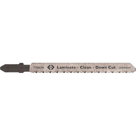 C.K T0865R Lame per seghetto alternativo - tipo R per laminato di legno, taglio verso il basso, confeziona da 5