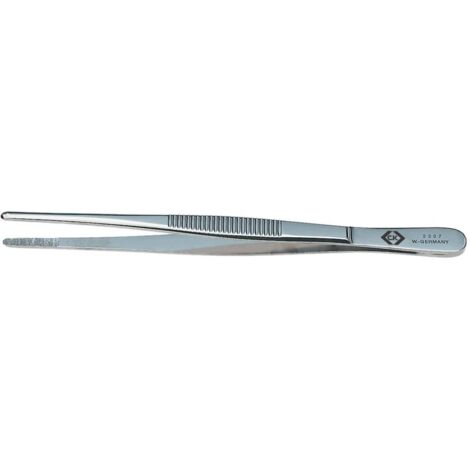 C.K T2307 Pince brucelle de précision émoussée, fine 145 mm