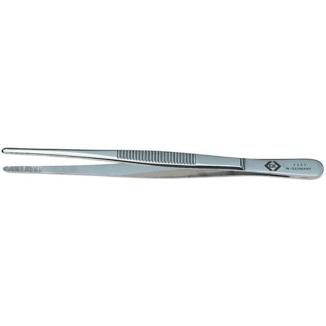 C.K T2307 Pince brucelle de précision émoussée, fine 145 mm C50321