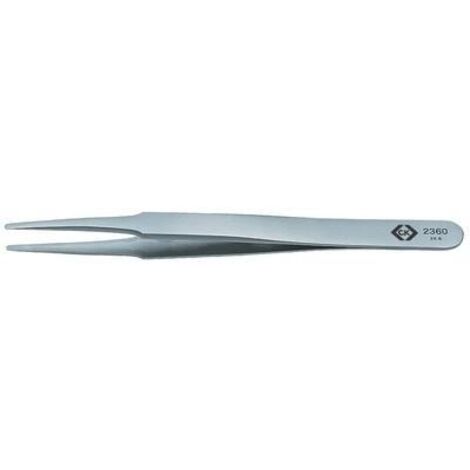 C.K. T2360 pinza a punta finitura metallica argento 120 mm