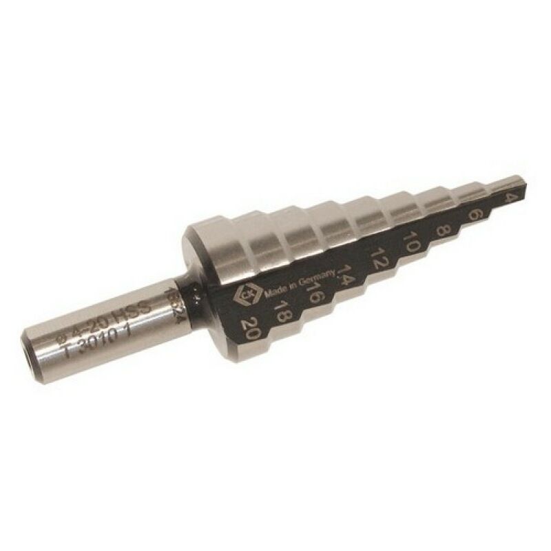 CK T3010 1 HSS Multi Step Drill Cone Cutter 6 - 20mm