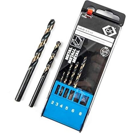 C.K T3104 Punta multiuso 6 parti 2 mm, 3 mm, 4 mm, 5 mm, 6 mm, 8 mm 1 KIT